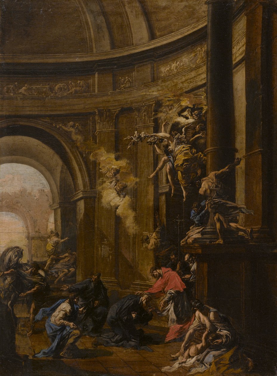 San Carlo Borromeo che Riceve gli Oblati da Alessandro Magnasco