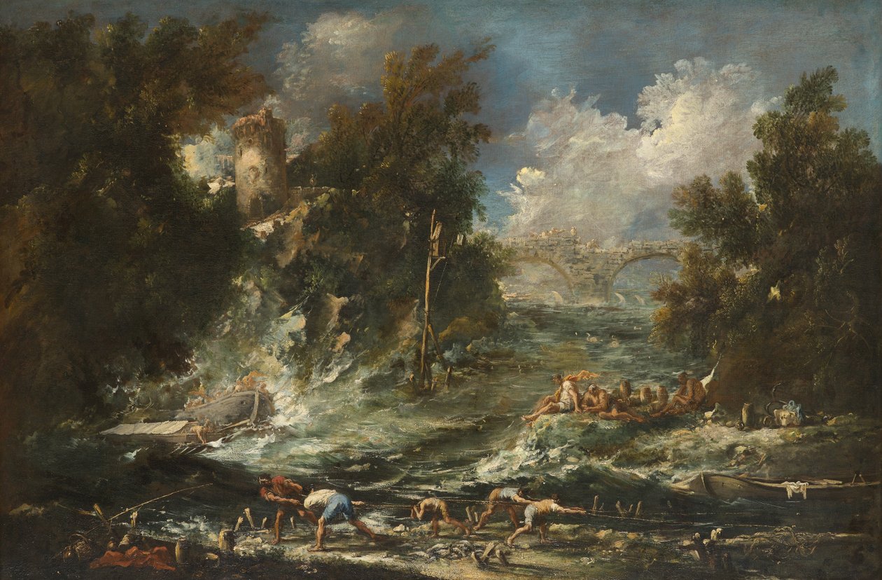 La Tempesta, c.1710-1720 da Alessandro Magnasco