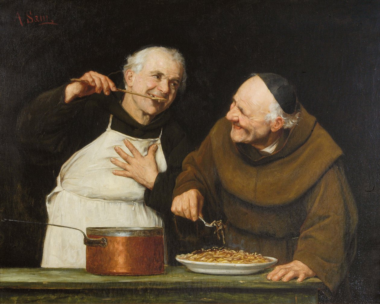 La degustazione da Alessandro Sani