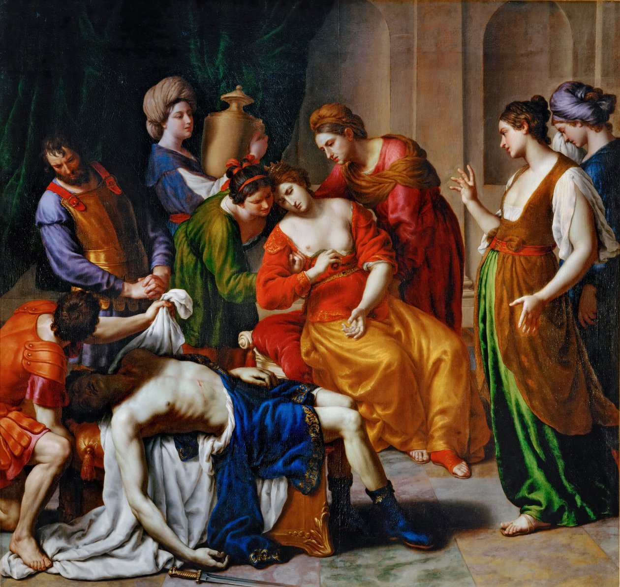 La morte di Cleopatra da Alessandro Turchi