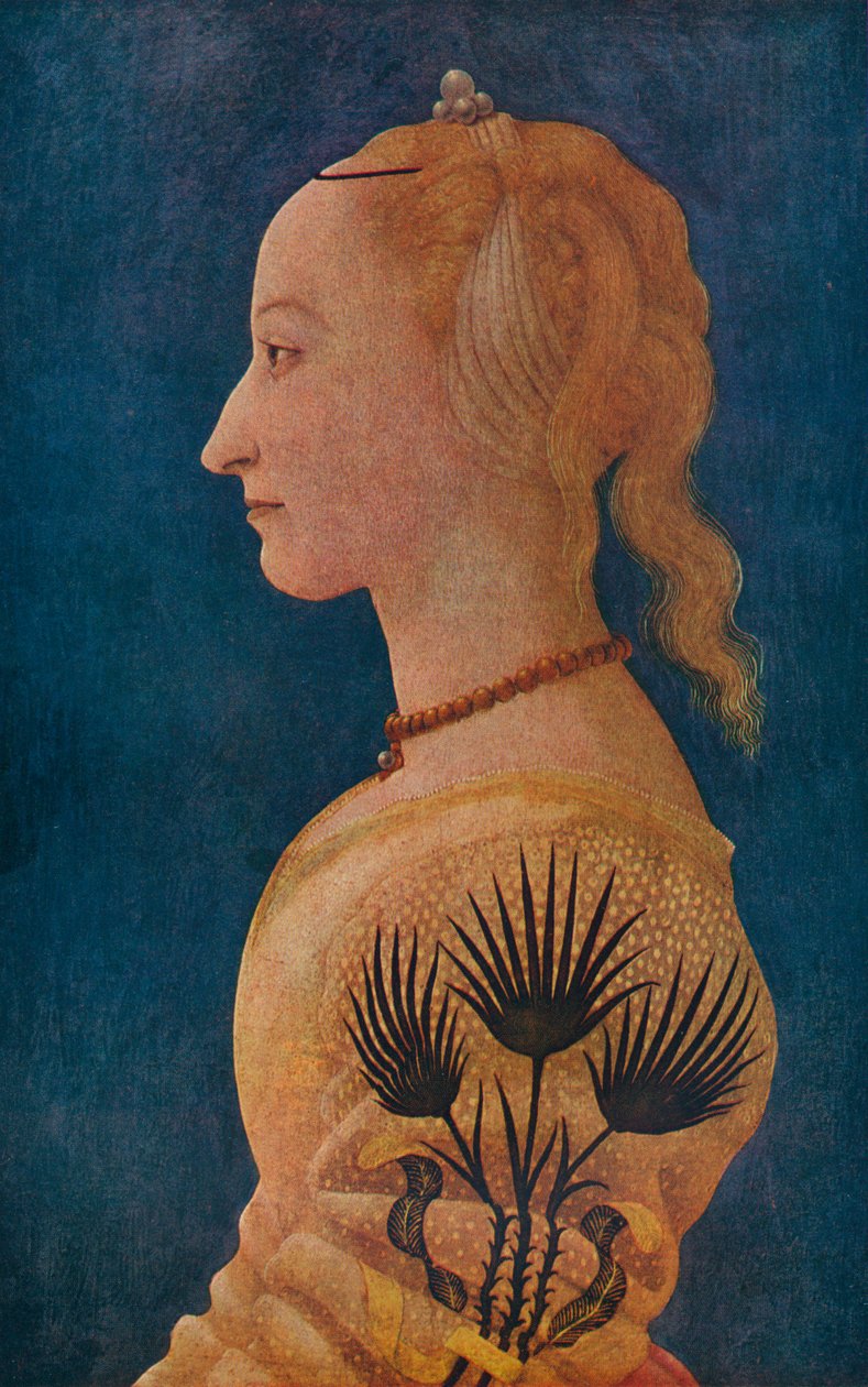 Ritratto di una signora, c1465 da Alesso Baldovinetti