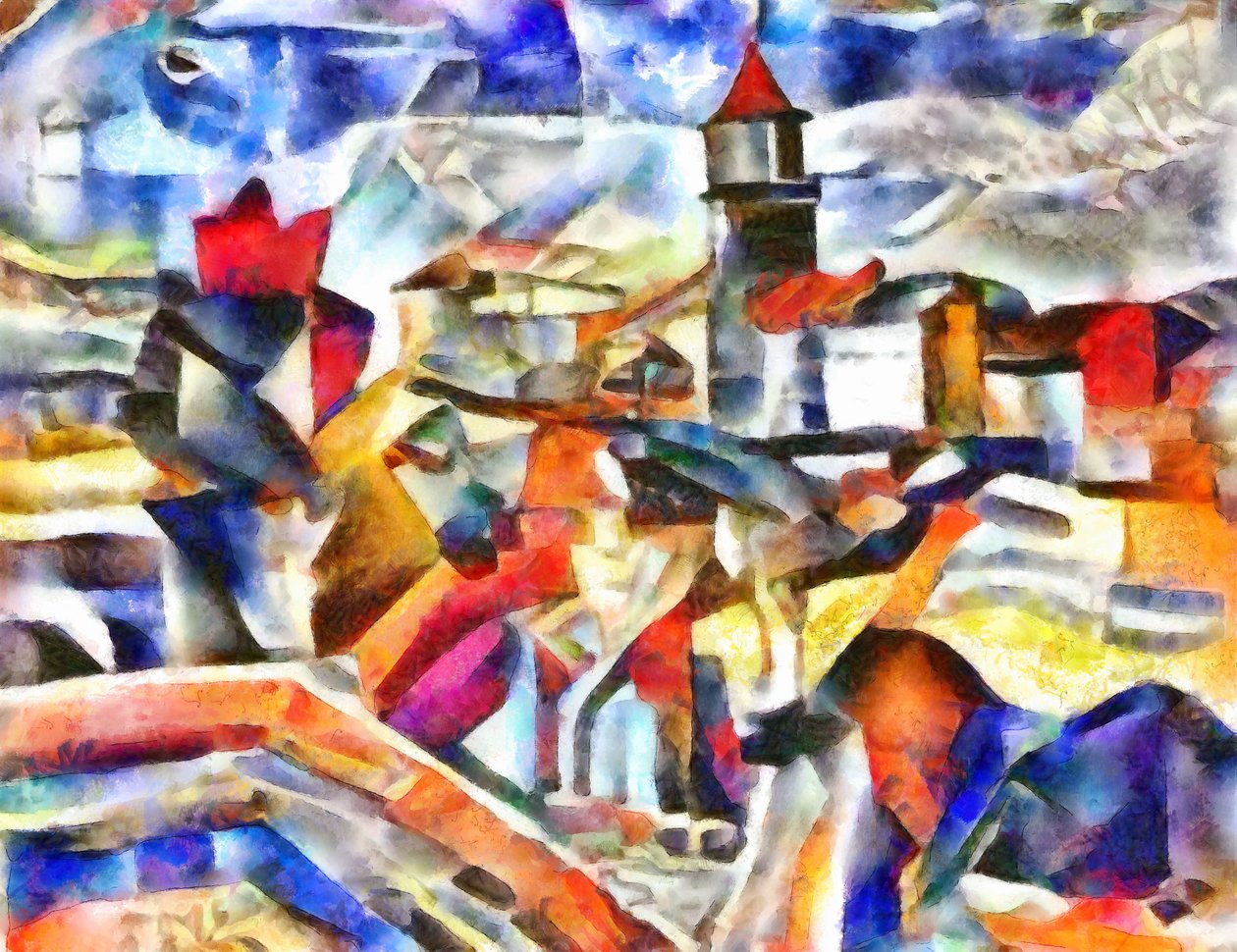 Città sul fiume, 2017 da Alex Caminker