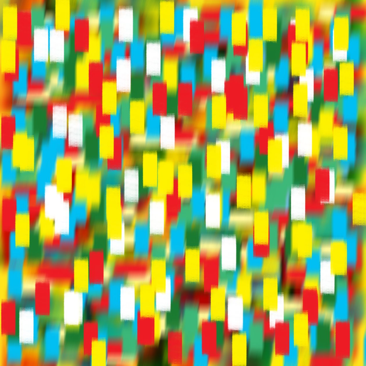 Puntinismo verticale giallo, 2019 da Alex Caminker