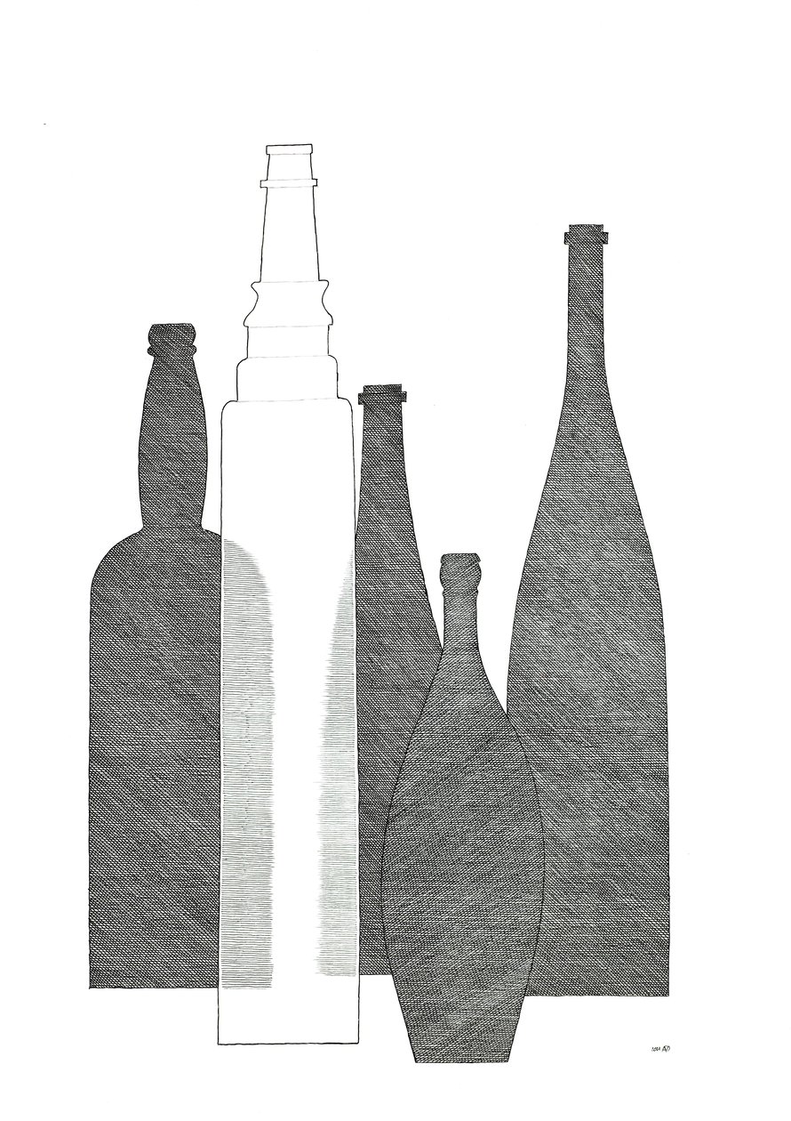 Bottiglie (Essolube) da Alex Dunn