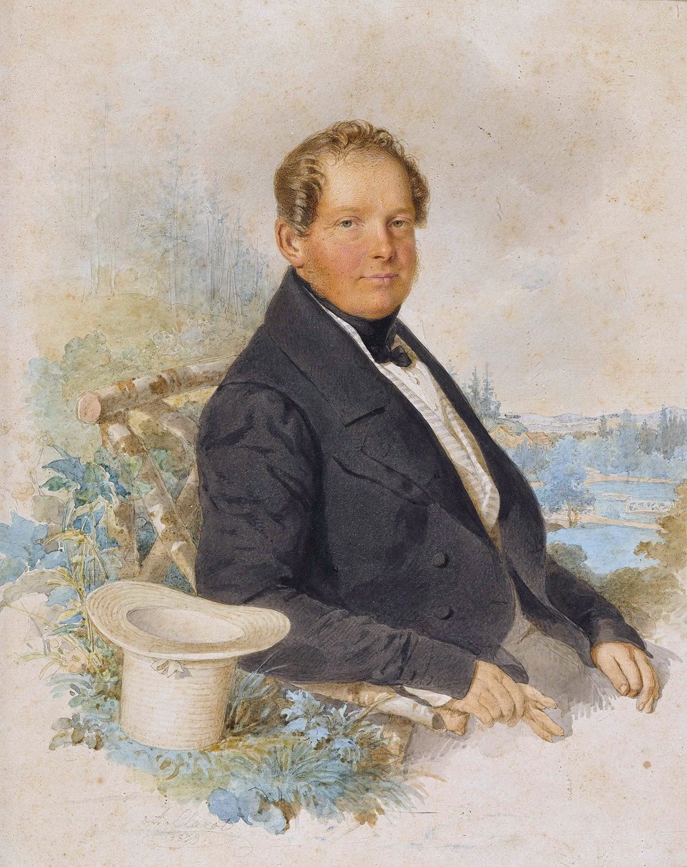 Principe ereditario Federico Guglielmo di Prussia (1795-1861) da Alexander Clarot