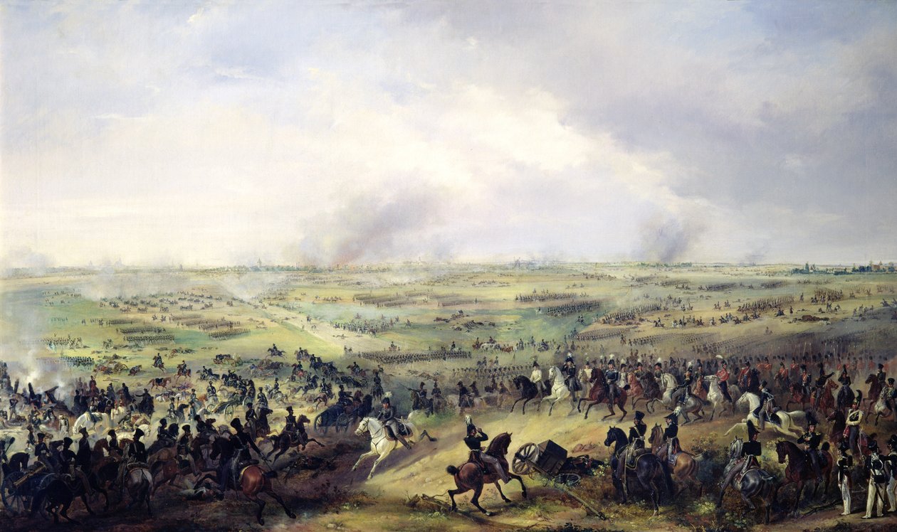 La battaglia di Lipsia, 16-19 ottobre 1813 da Alexander Ivanovich Sauerweid