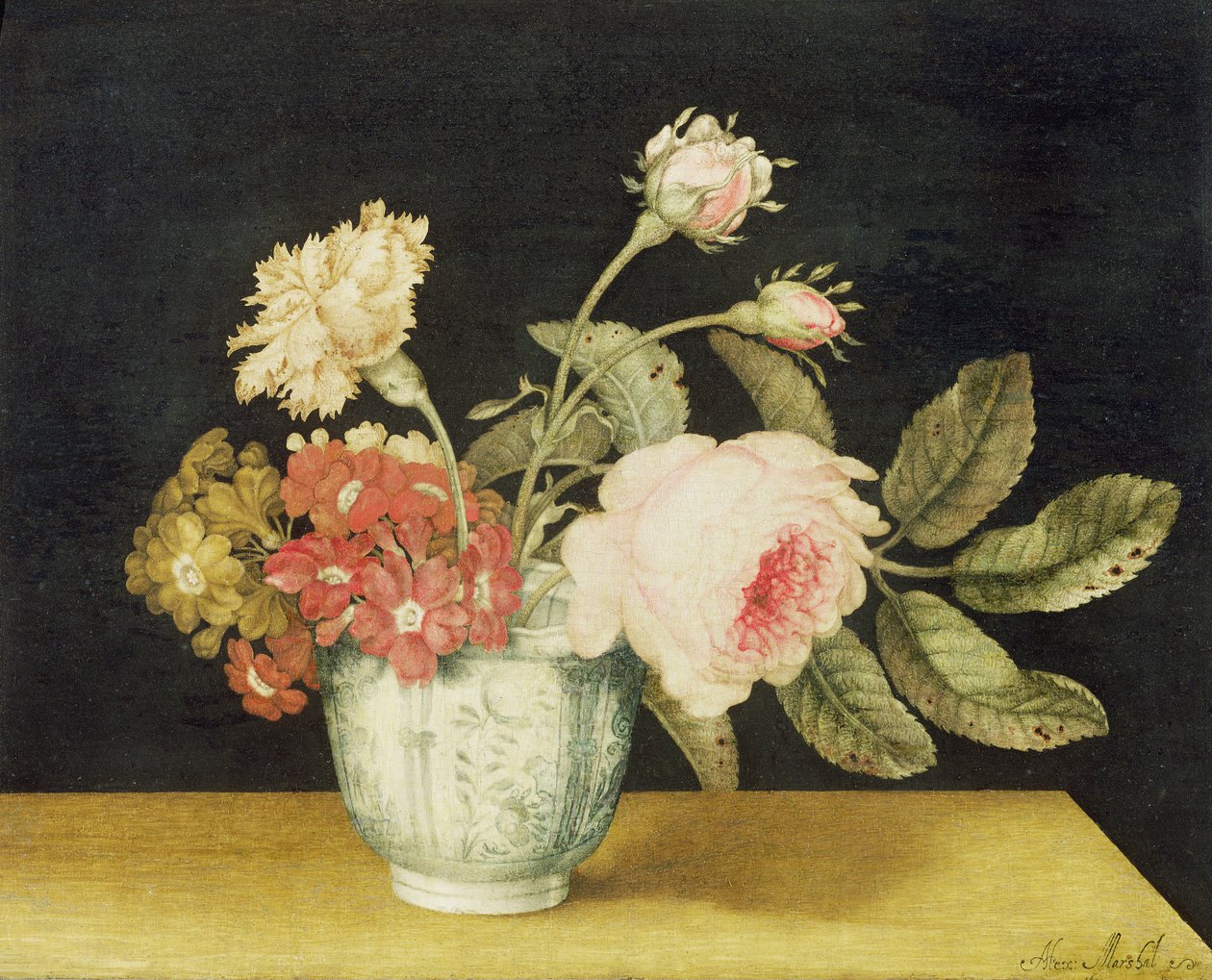 Fiori in un vaso di Delft da Alexander Marshal