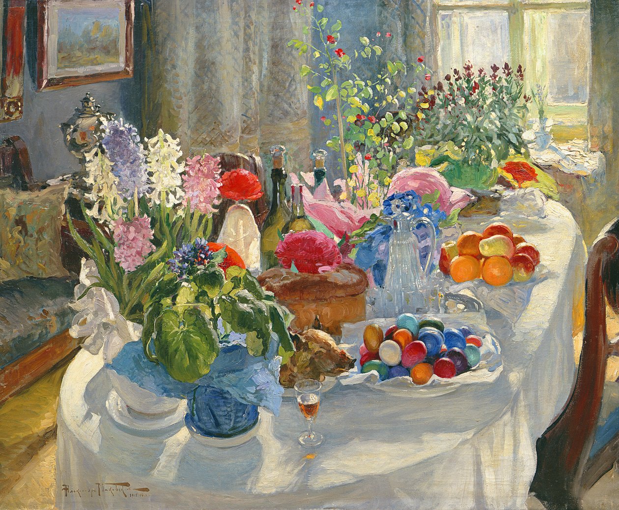 Tavola di Pasqua da Alexander Vladimirovich Makovsky