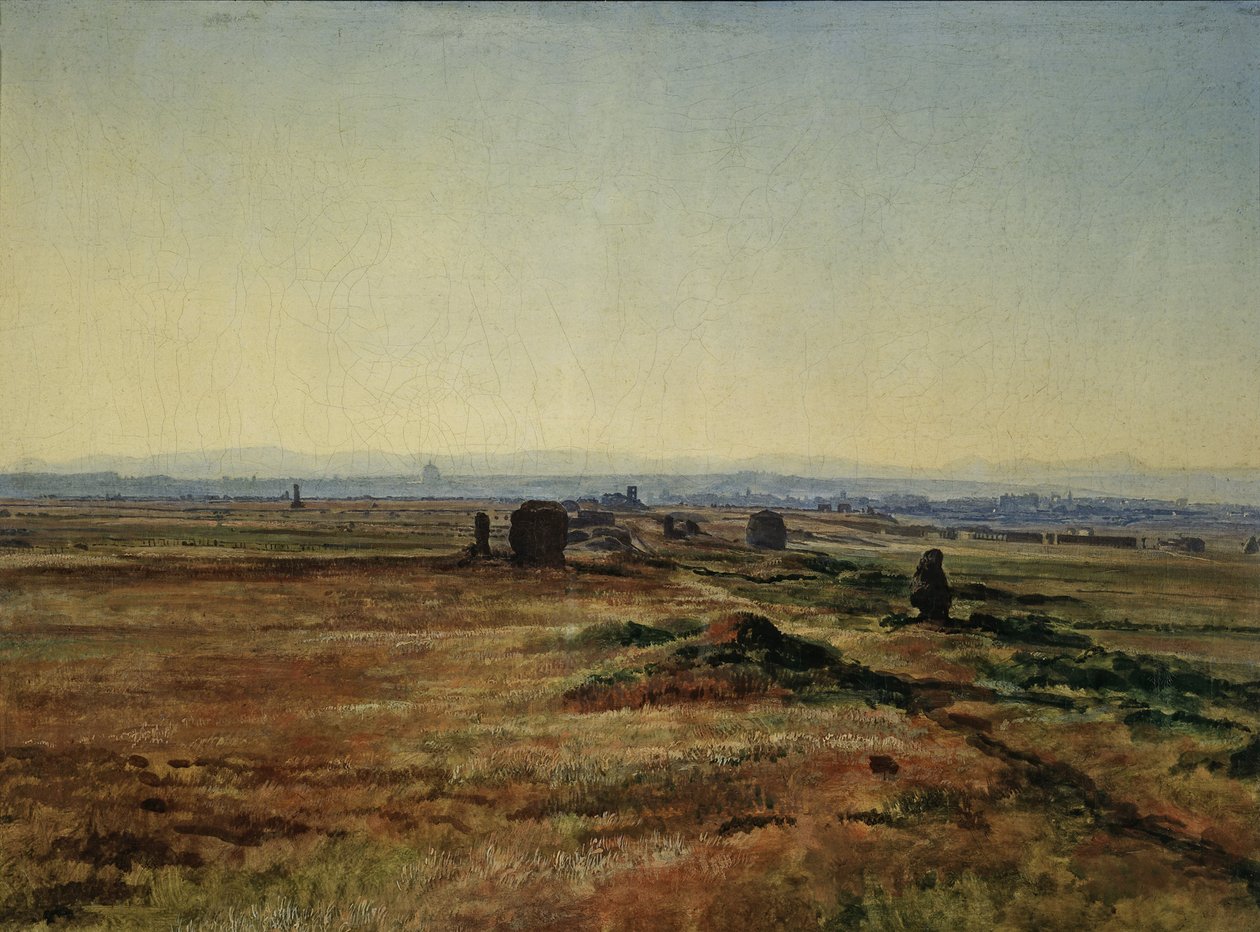 Via Appia al tramonto da Alexander Andreyevich Ivanov