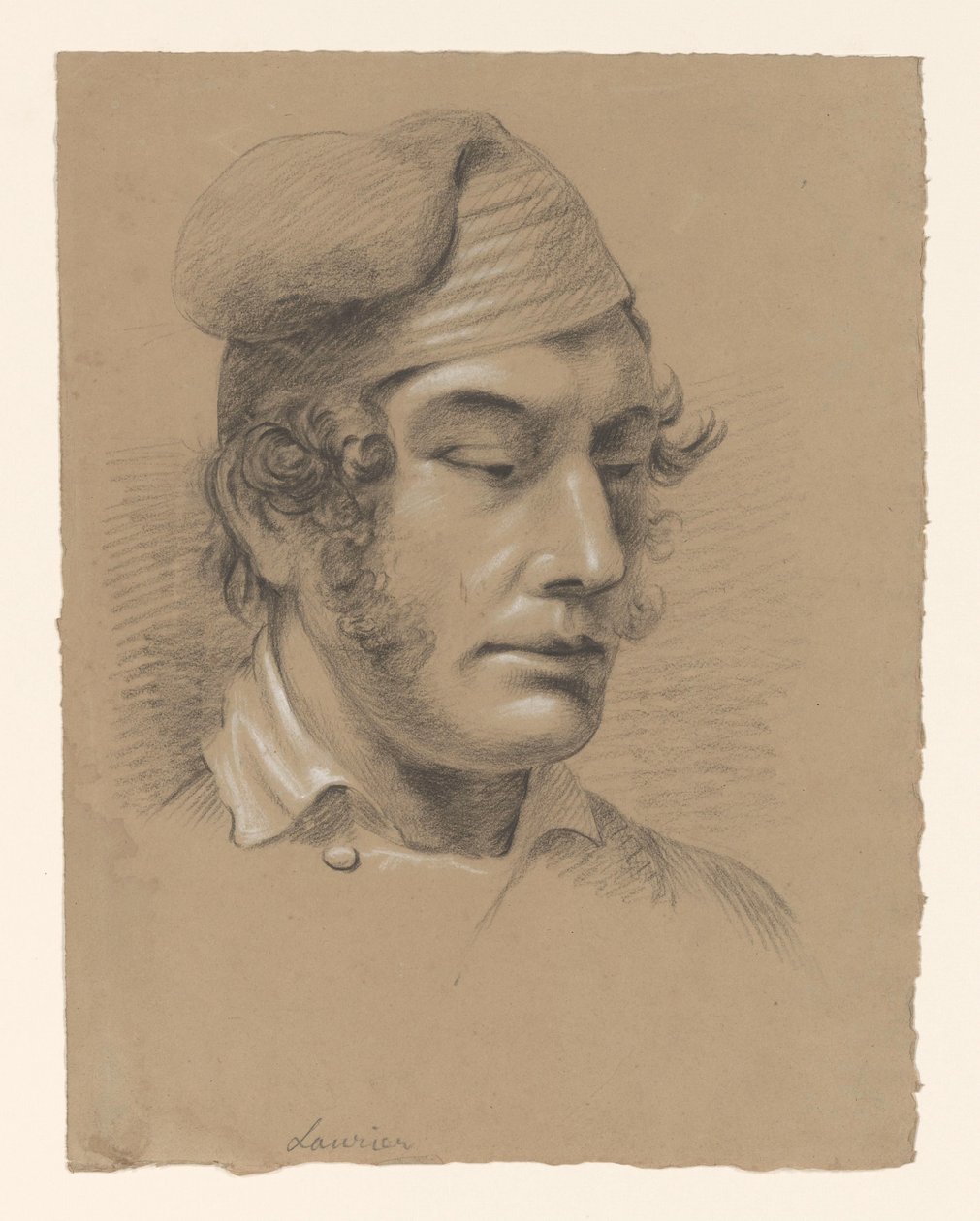 Testa di un uomo, verso destra da Alexander Cranendoncq