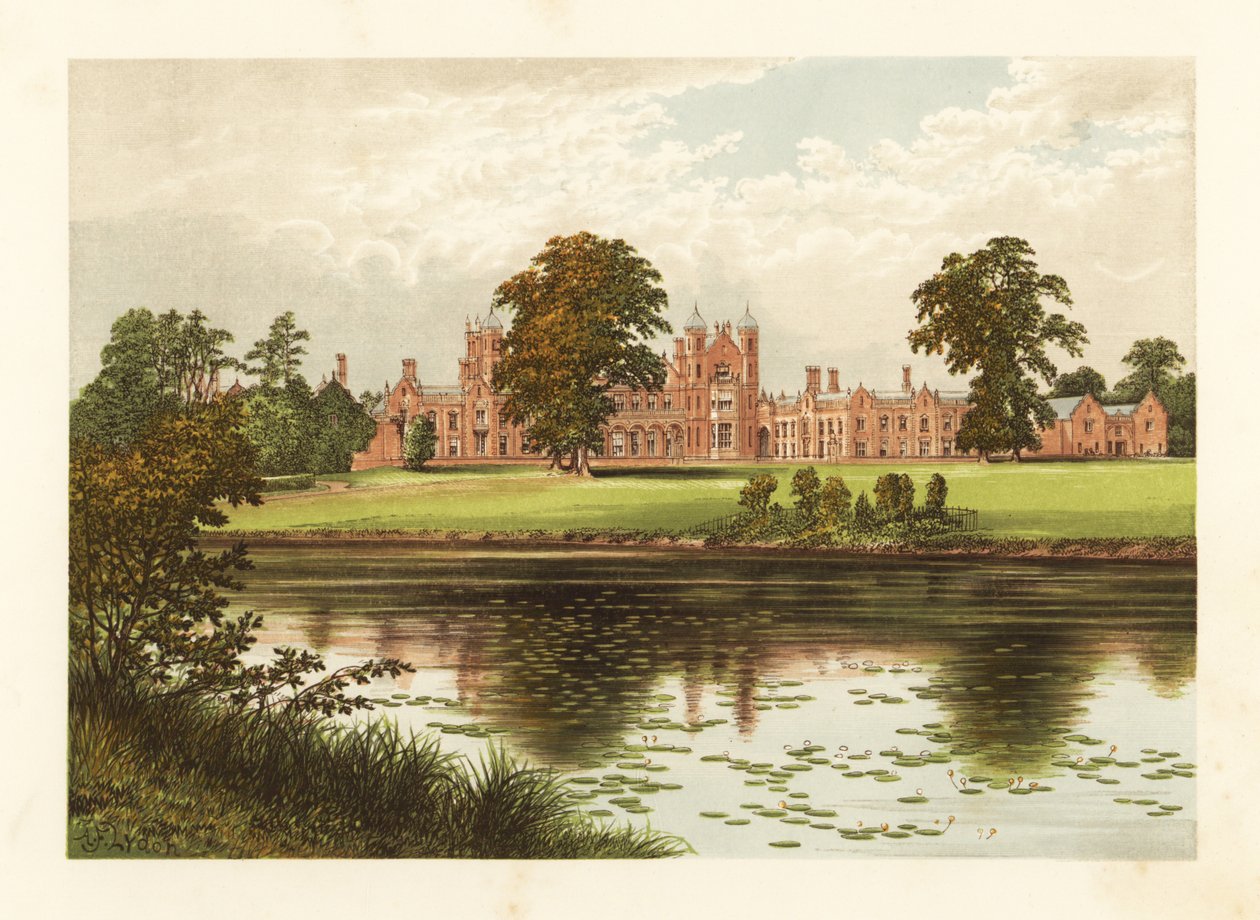 Capesthorne Hall, Cheshire, Inghilterra da Alexander Francis (after) Lydon