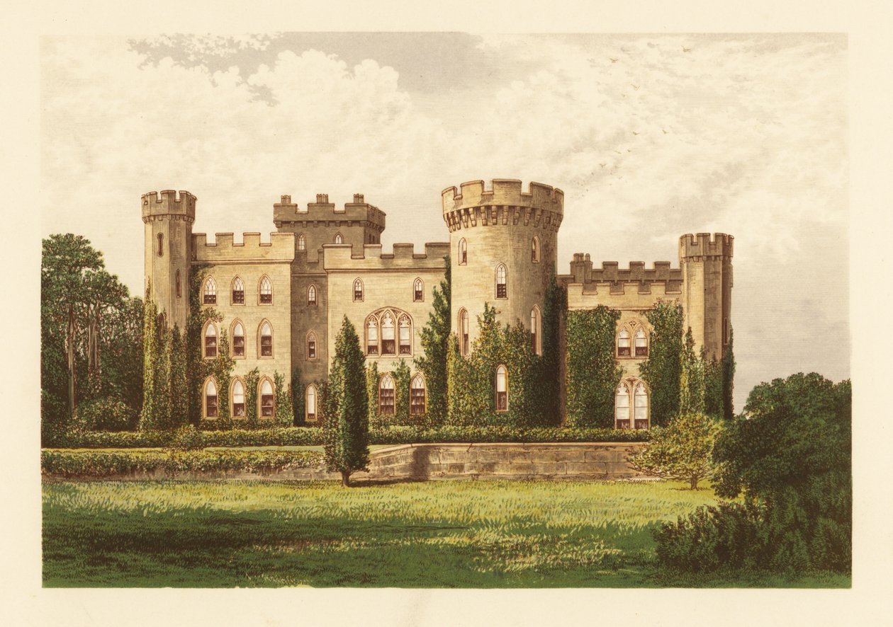 Castello di Cholmondeley, Cheshire, Inghilterra da Alexander Francis (after) Lydon