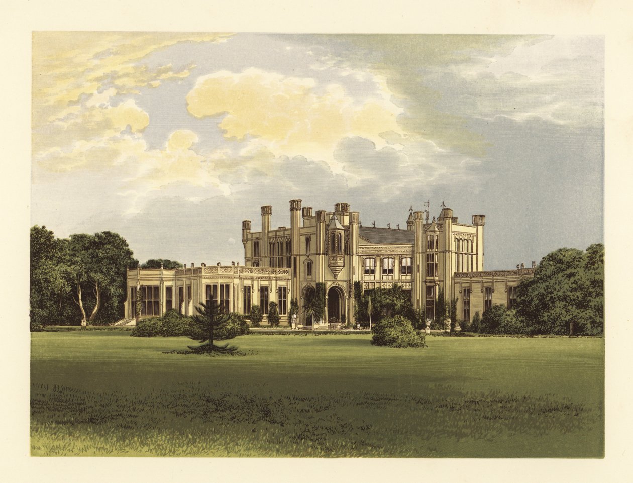 Castello di Highcliffe, Hampshire, Inghilterra da Alexander Francis (after) Lydon