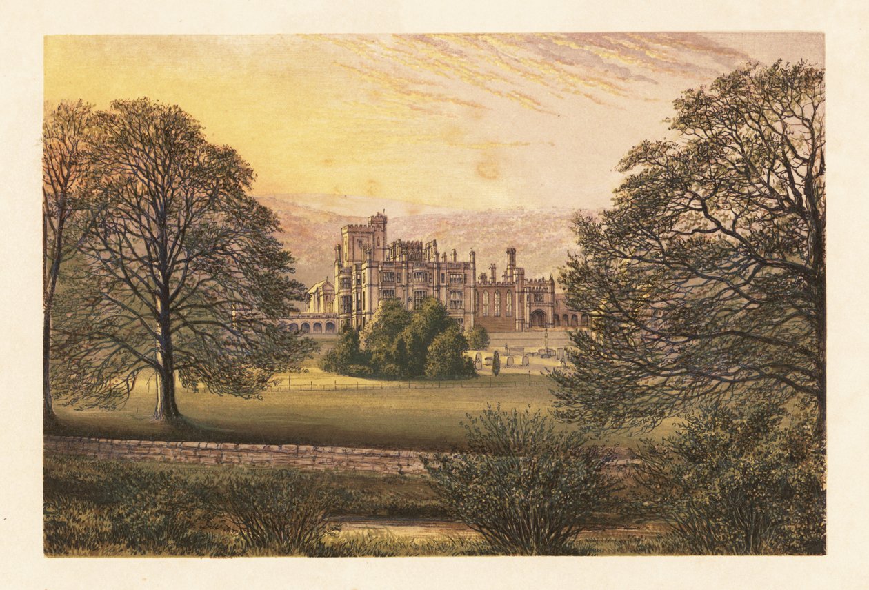 Ilam Hall, Staffordshire, Inghilterra da Alexander Francis (after) Lydon