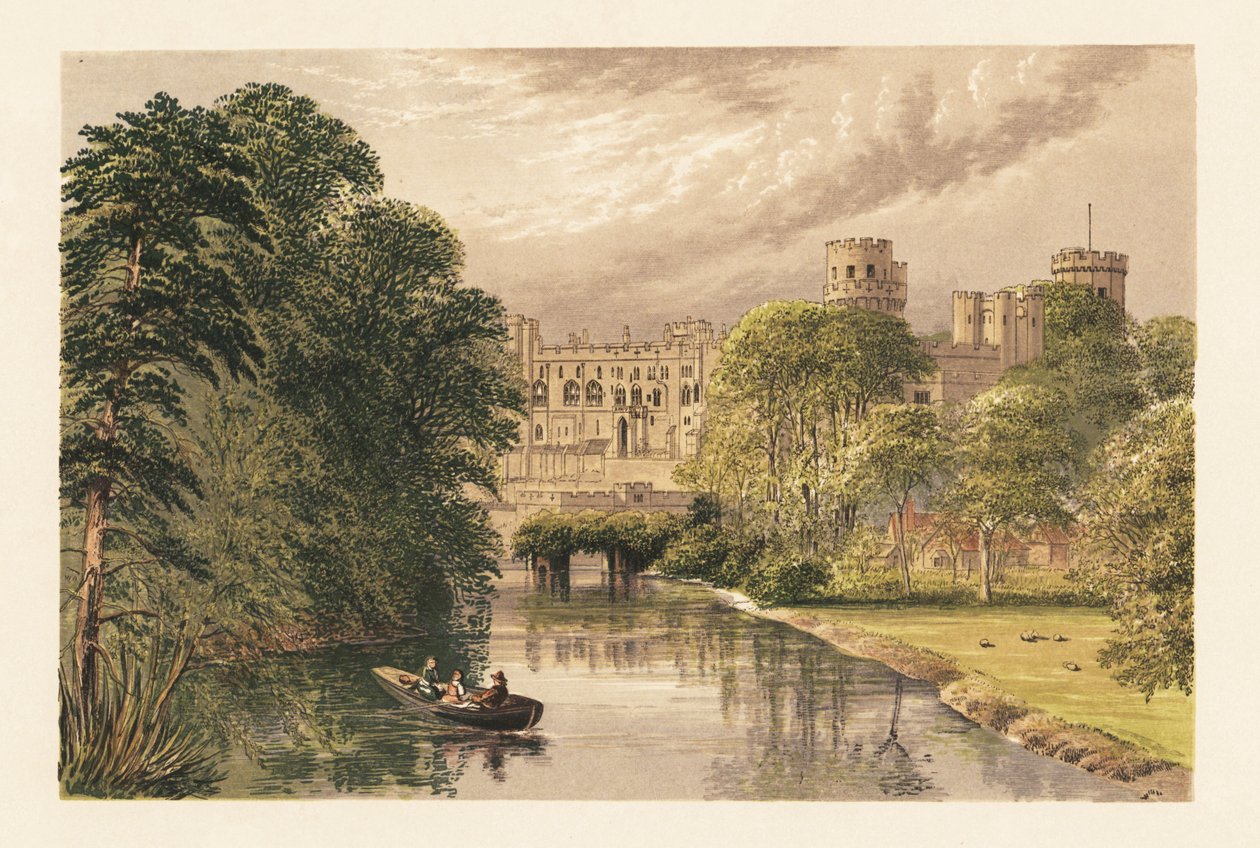 Castello di Warwick, Warwickshire, Inghilterra da Alexander Francis (after) Lydon