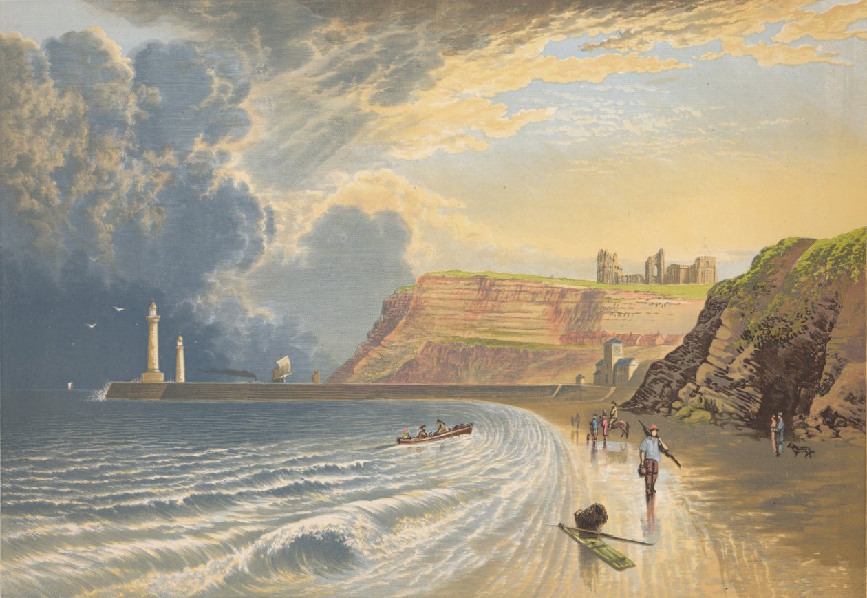 Abbazia di Whitby, c1880, 1897 da Alexander Francis Lydon