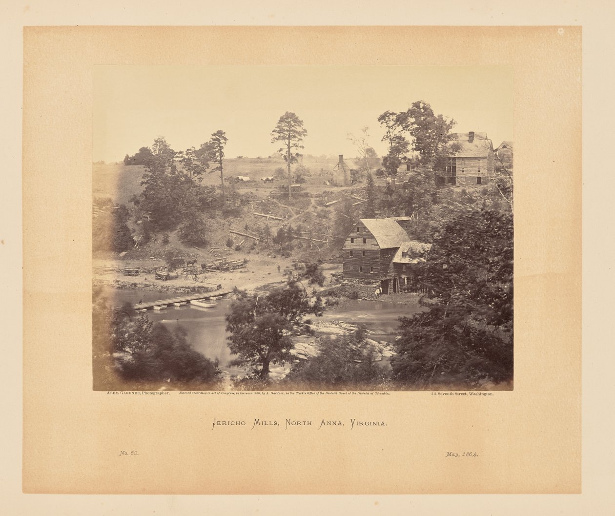 Jericho Mills, North Anna, Virginia da Alexander Gardner