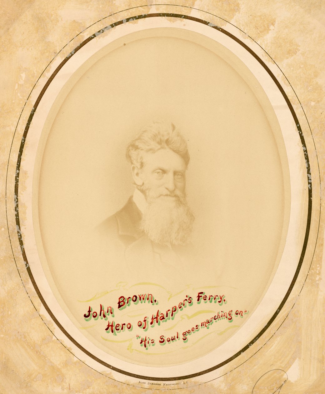 Ritratto di John Brown da Alexander Gardner