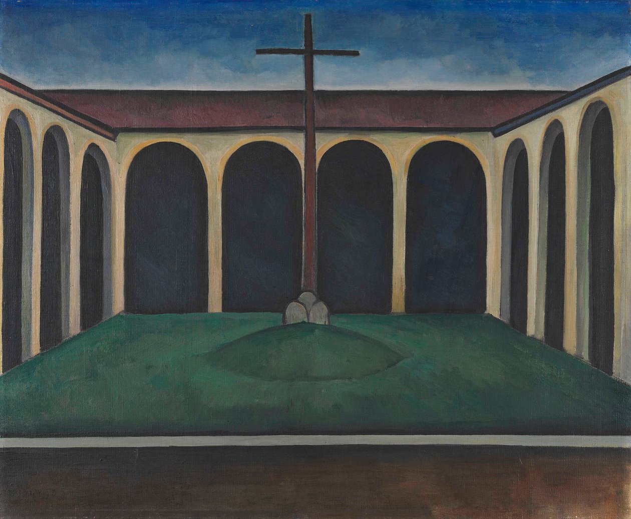 Chiostro I, 1913 da Alexander Kanoldt