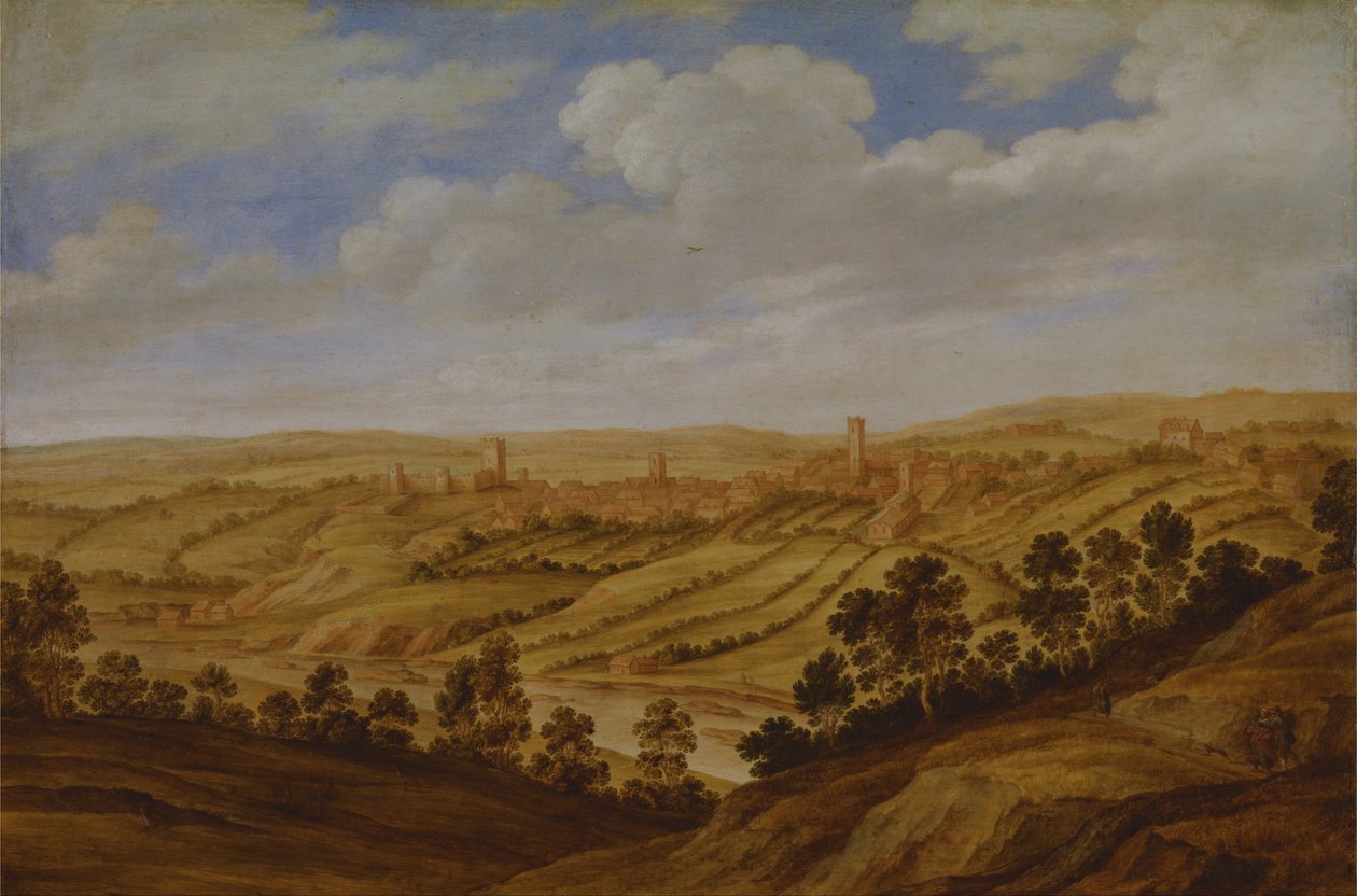 Castello di Richmond, Yorkshire da Alexander Keirincx