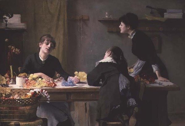 Lavoratori di Fiori Artificiali da Alexander Mann