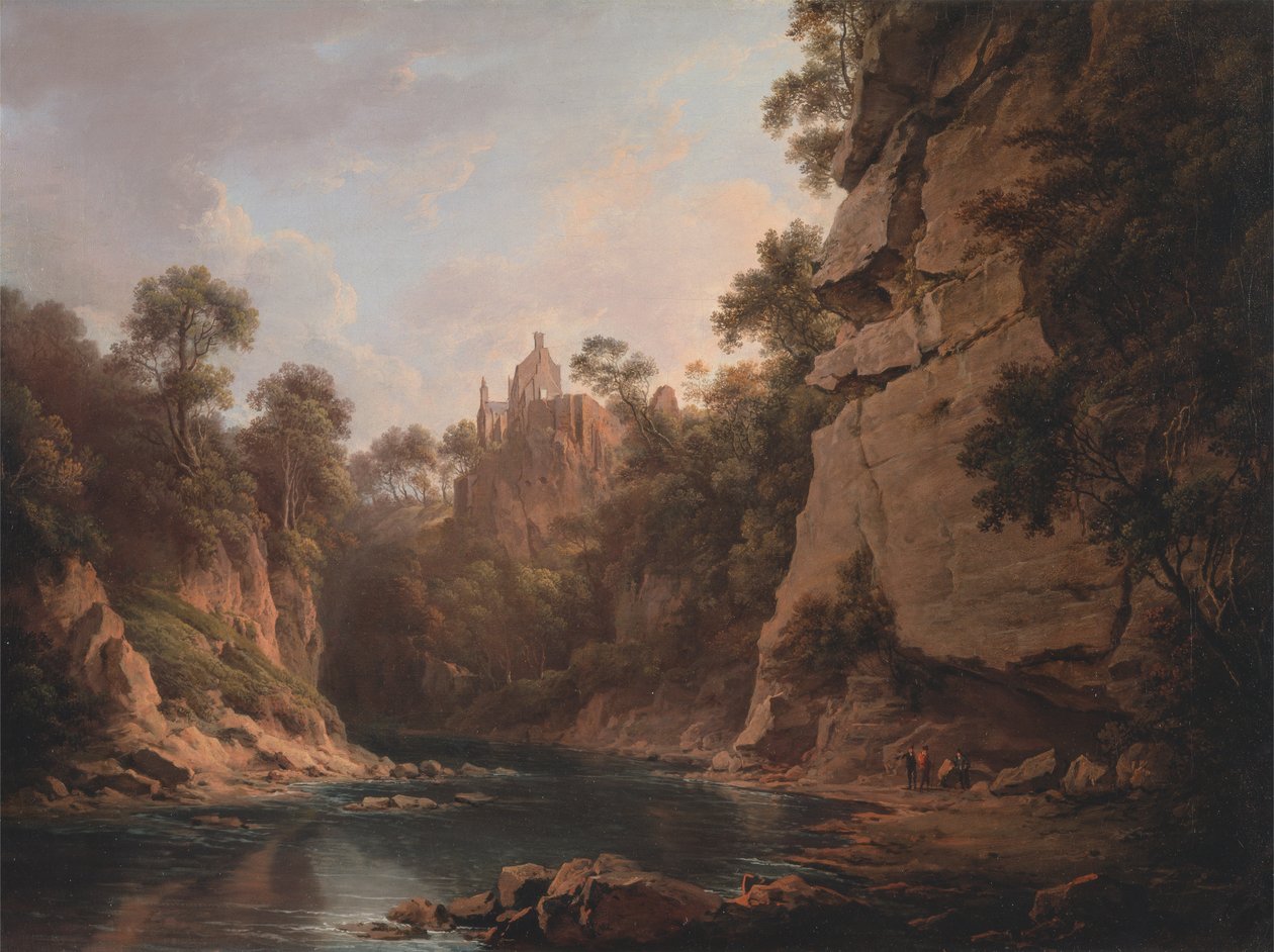 Castello di Hawthornden, vicino a Edimburgo da Alexander Nasmyth
