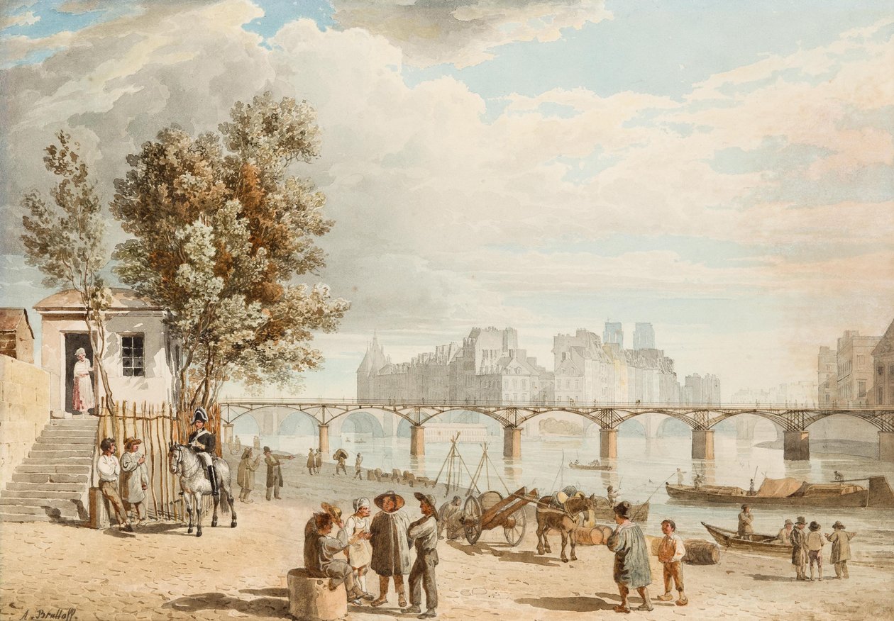 Veduta di Parigi da Alexander Pavlovich Briullov