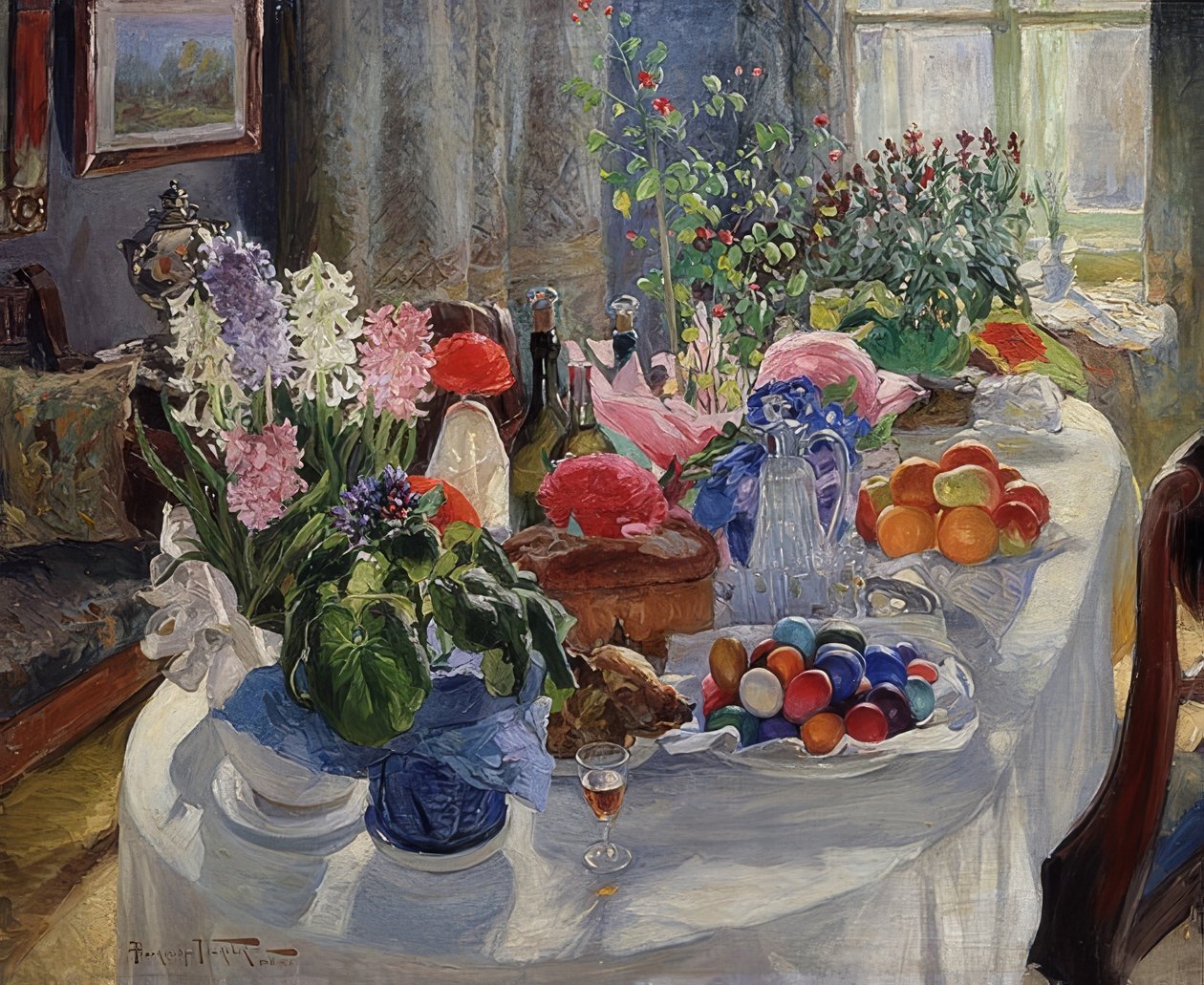 Tavola di Pasqua da Alexander Vladimirovich Makovsky