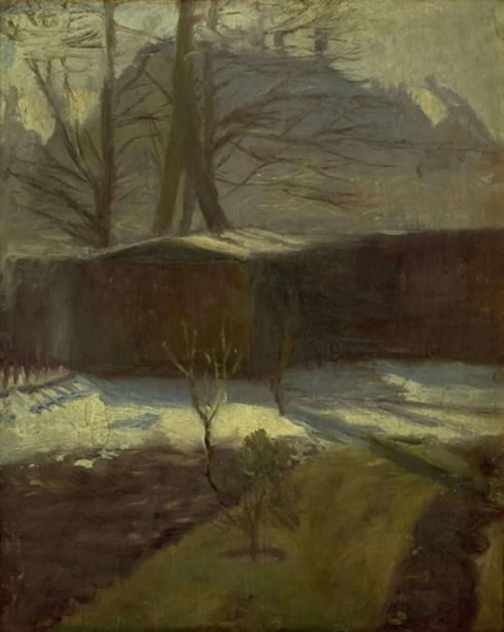 Un giardino in inverno, Helenevej. Copenaghen da Alexander Wilde