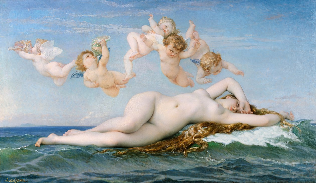 Nascita di Venere da Alexandre Cabanel