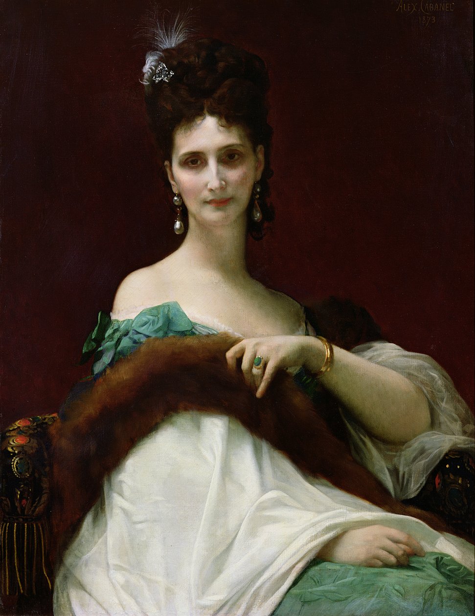 La Contessa de Keller, 1873 da Alexandre Cabanel