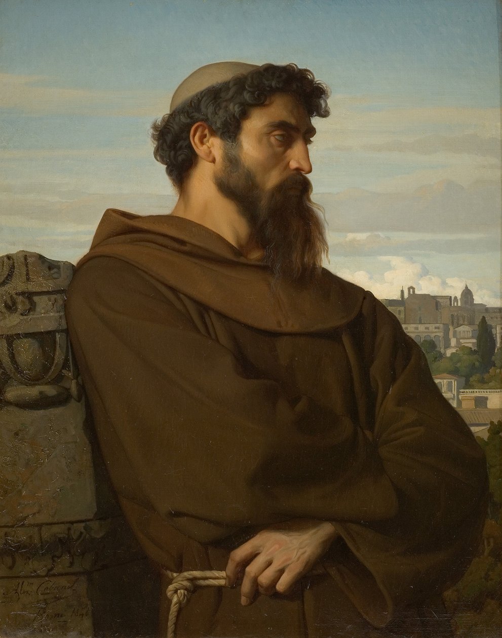 Il monaco romano da Alexandre Cabanel