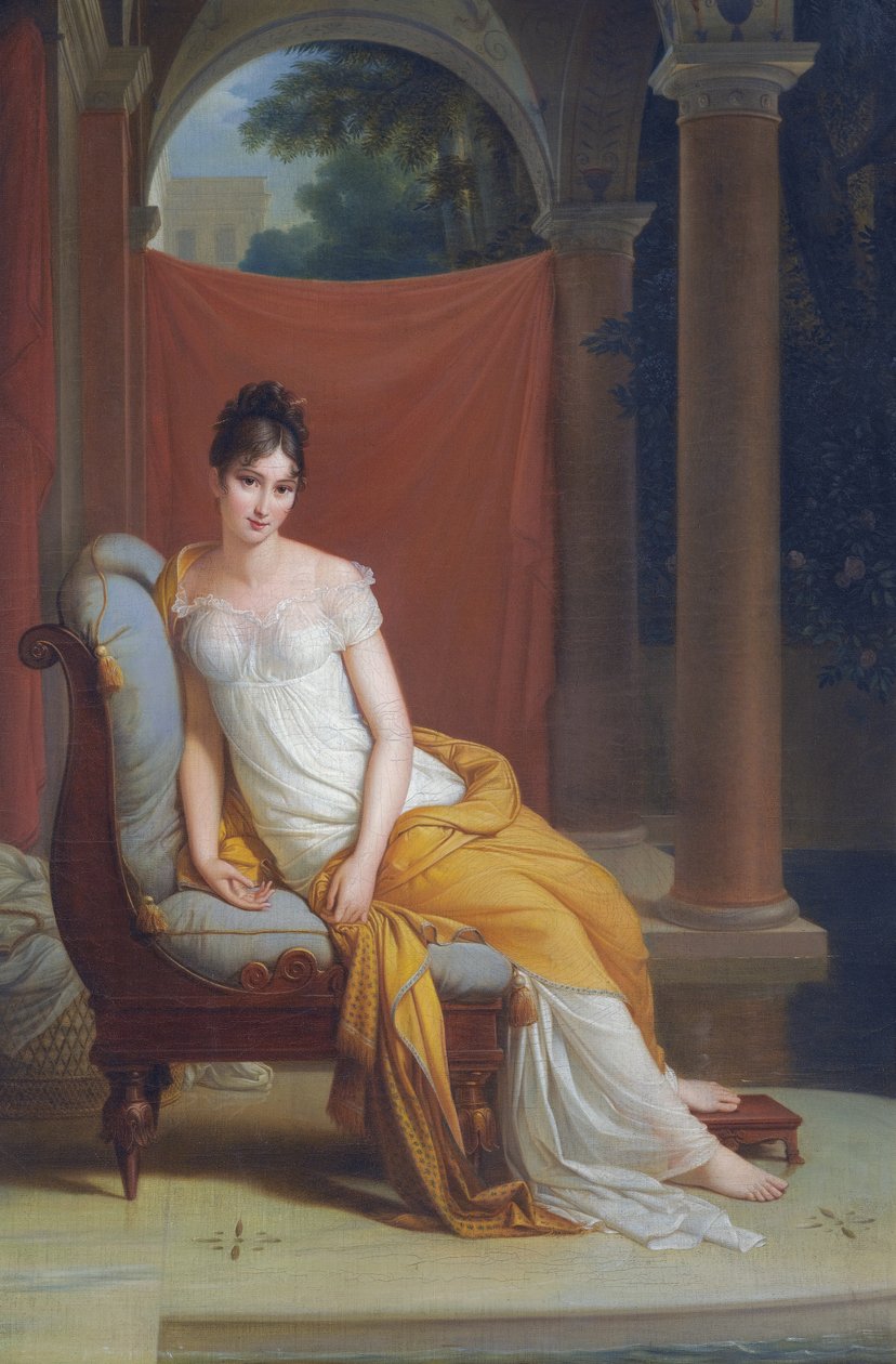 Madame Recamier (1777-1849) da Alexandre Evariste Fragonard