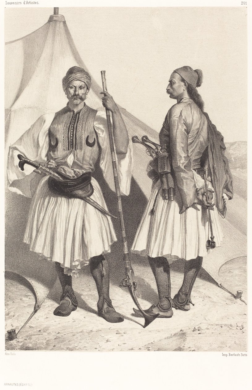 Arnauti, Egitto da Alexandre Bida