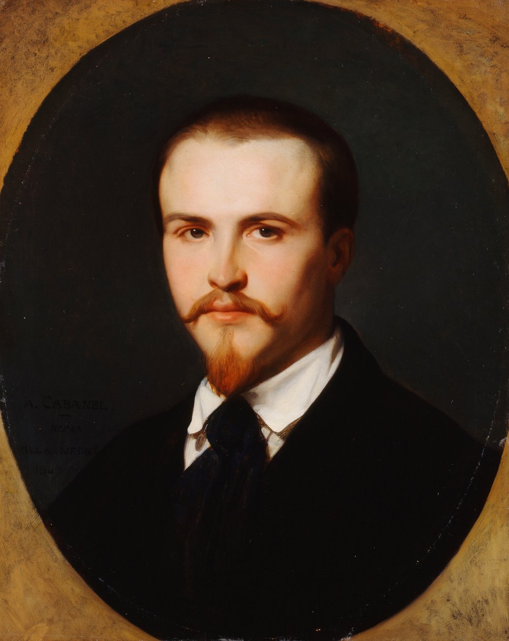 Autoritratto, busto, 1847 da Alexandre Cabanel
