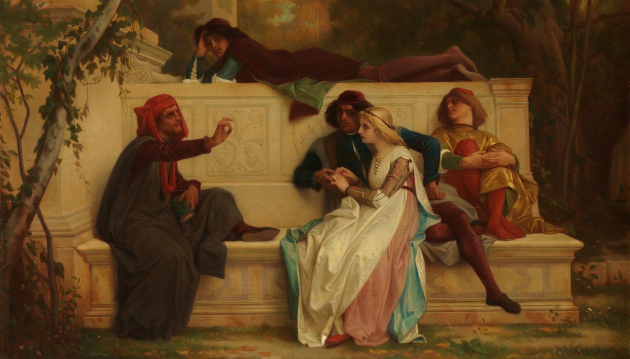 Poeta fiorentino, 1861 da Alexandre Cabanel