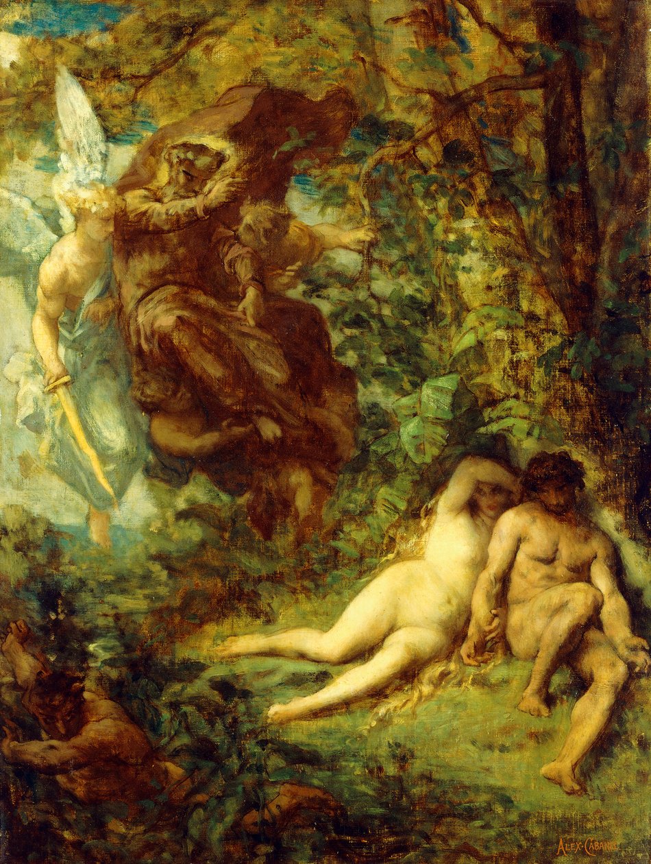 Studio per Paradiso Perduto da Alexandre Cabanel