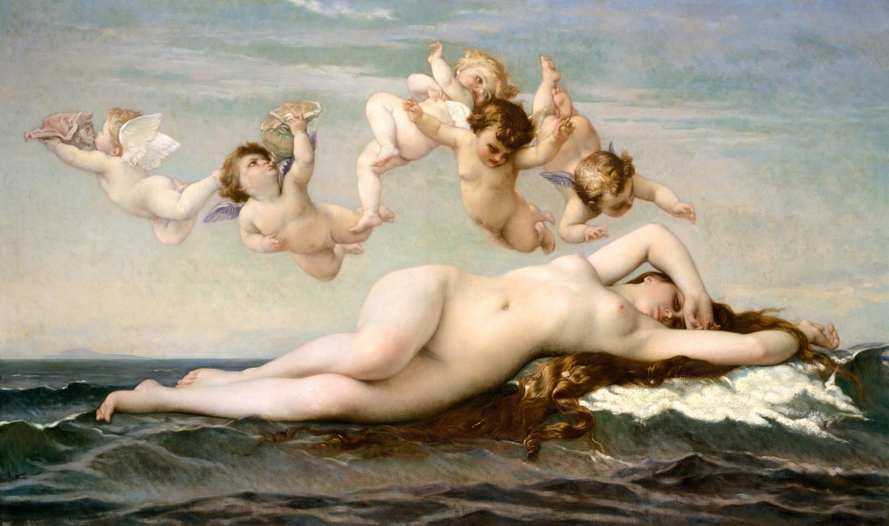 La nascita di Venere, 1875 da Alexandre Cabanel