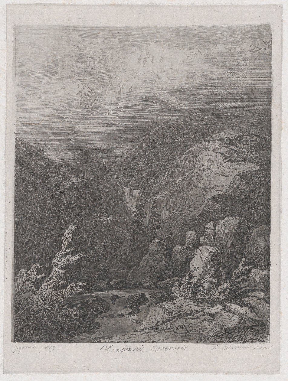Paesaggio (1839) da Alexandre Calame