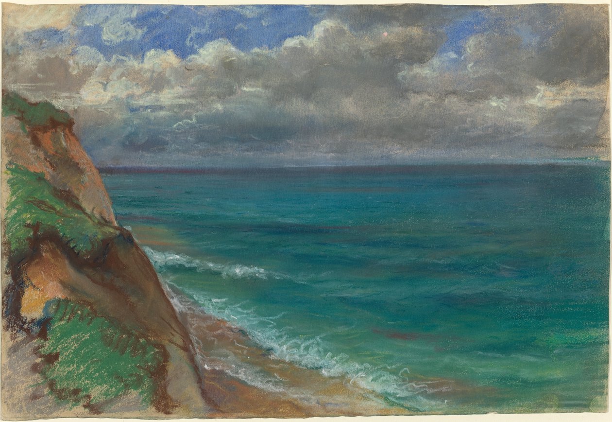 Vista del Mare, Normandia da Alexandre Desgoffe