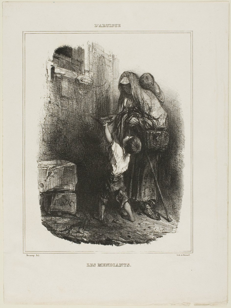 Mendicanti da Alexandre Gabriel Decamps