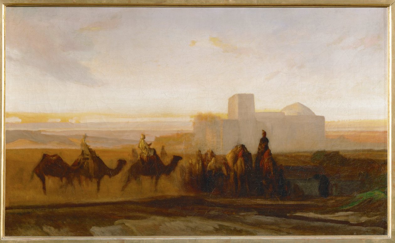 La caravane - the caravan … da Alexandre Gabriel Decamps