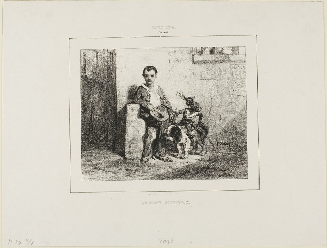 Il piccolo savoiardo da Alexandre Gabriel Decamps