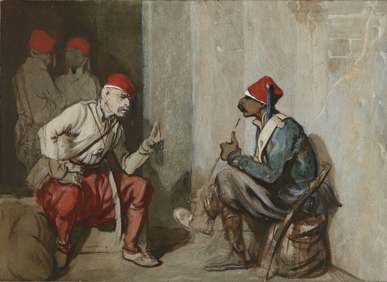 Guardie turche da Alexandre Gabriel Decamps