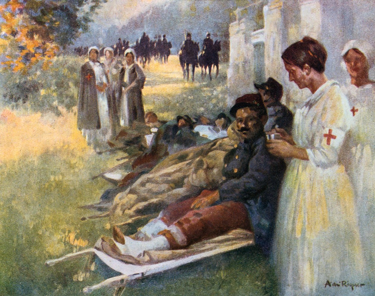 Le Premier Soin, 1914 da Alexandre de Riquer