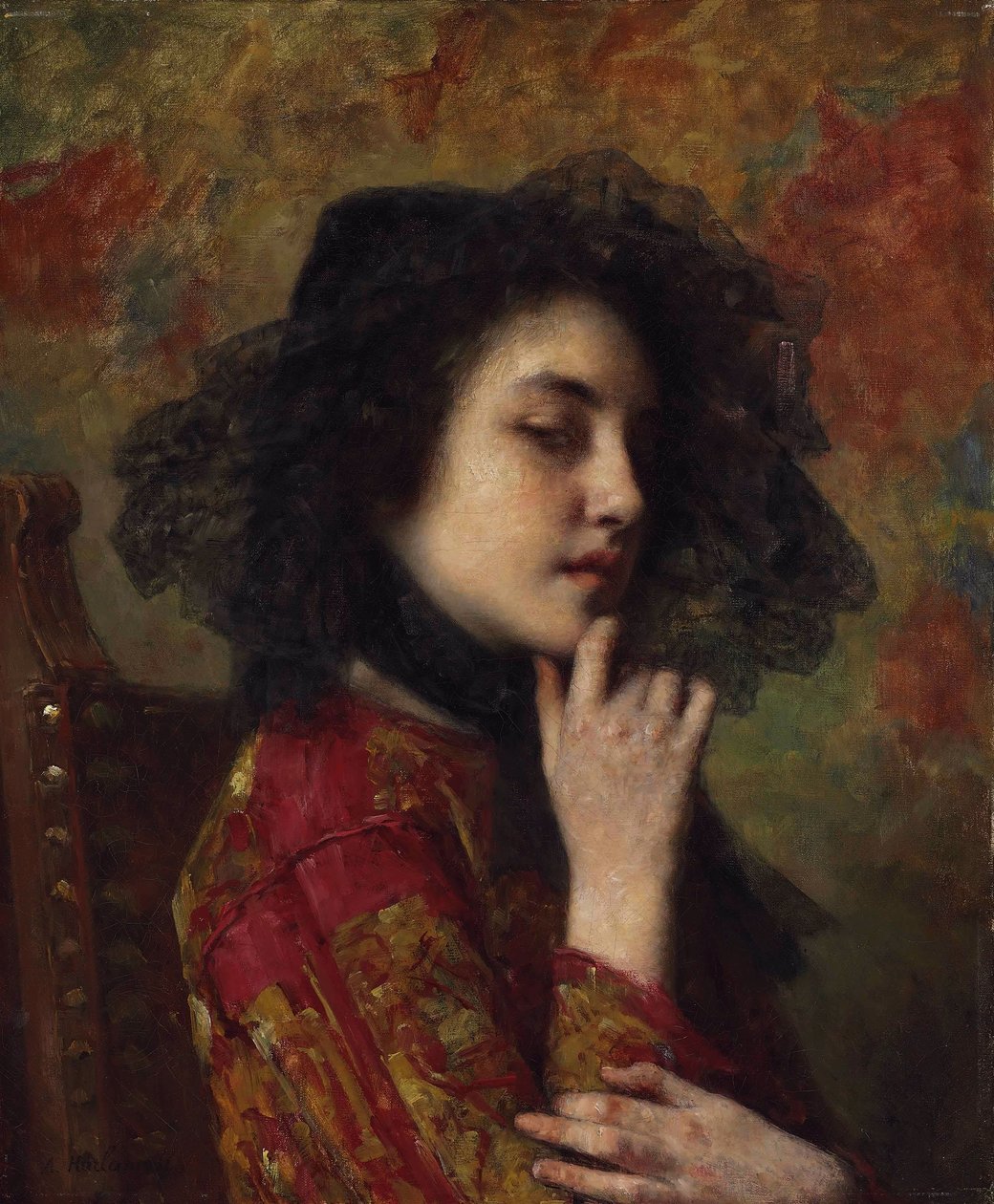 Ritratto di una principessa georgiana da Alexei Harlamov