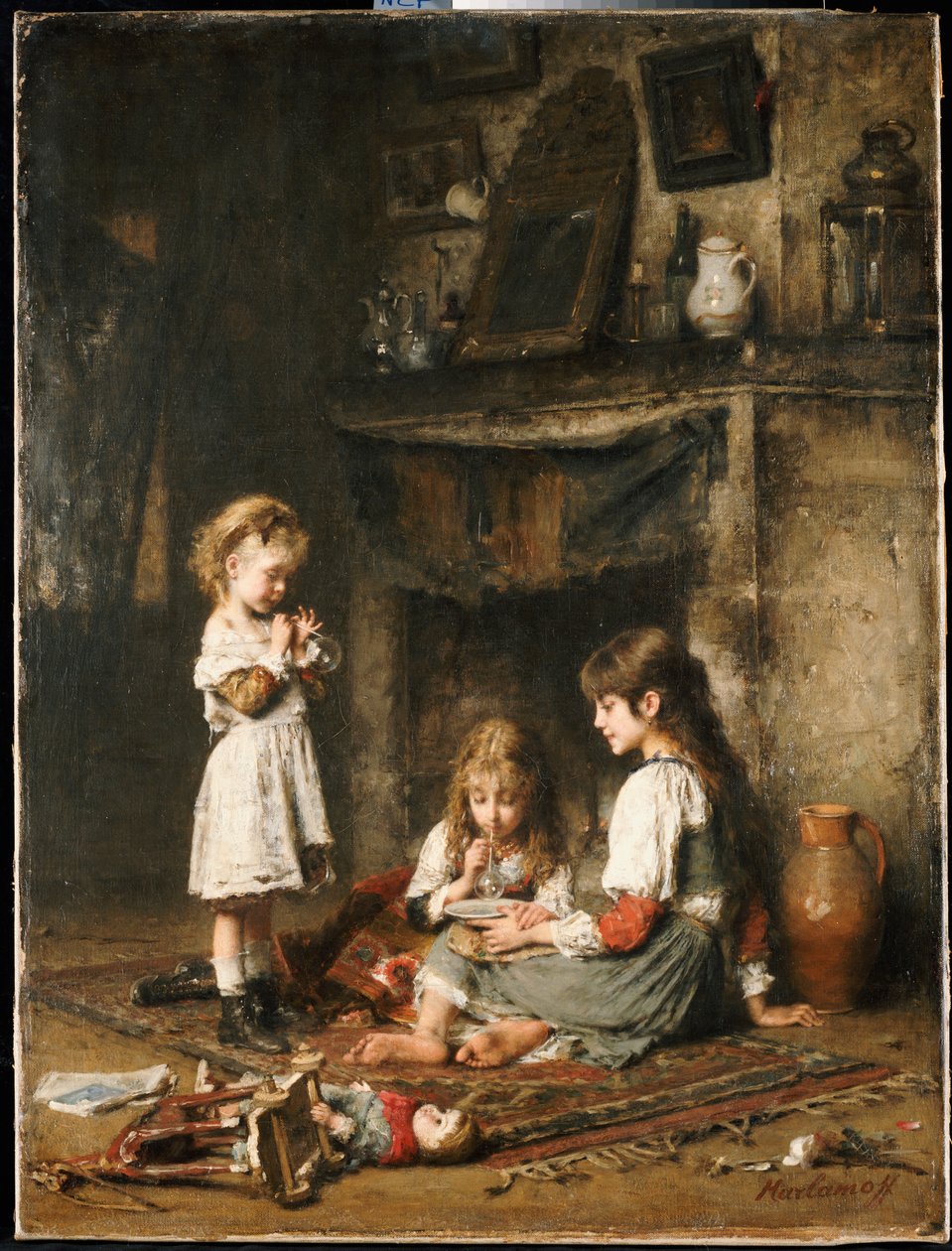 Soffiando bolle da Alexei Alexevich Harlamoff