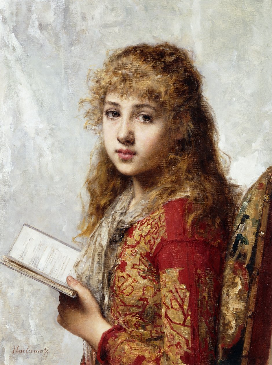 Contemplazione da Alexei Alexevich Harlamoff