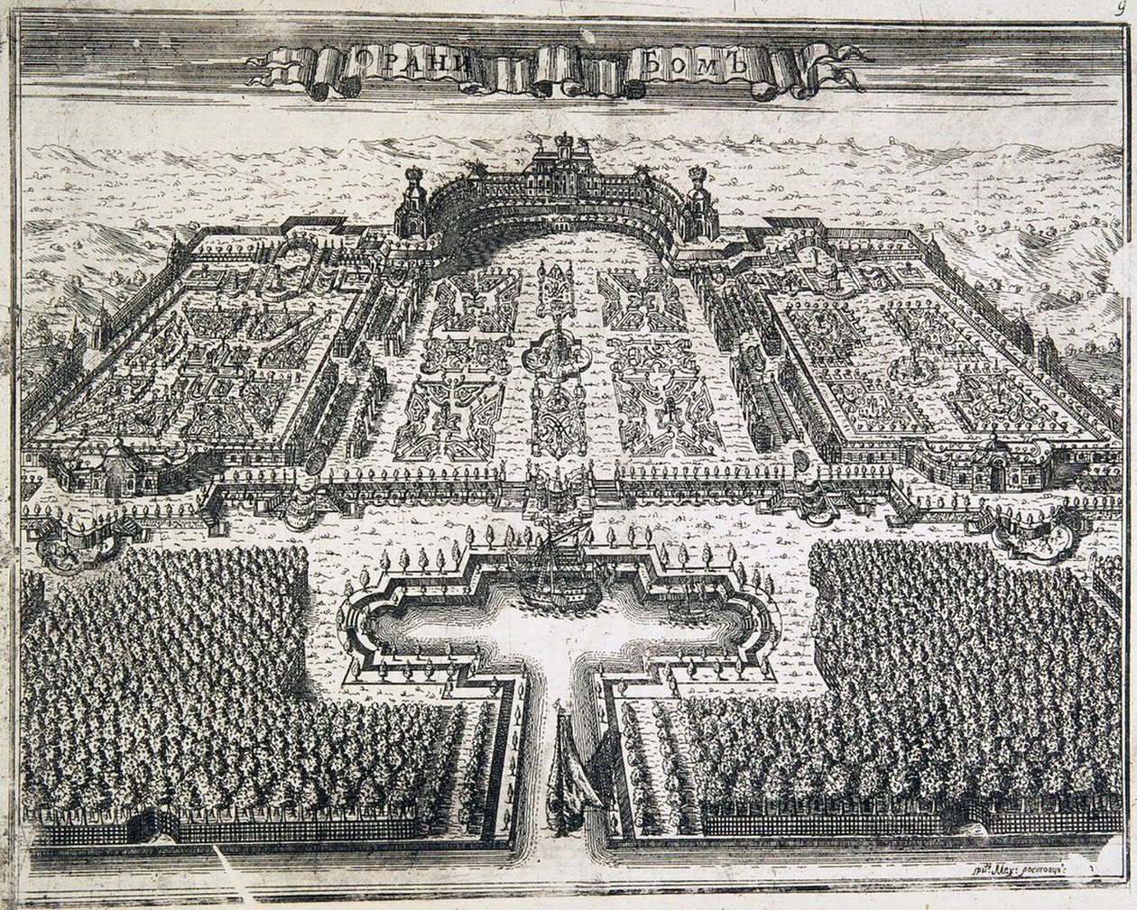Oranienbaum, 1717 da Alexei Ivanovich Rostovtsev
