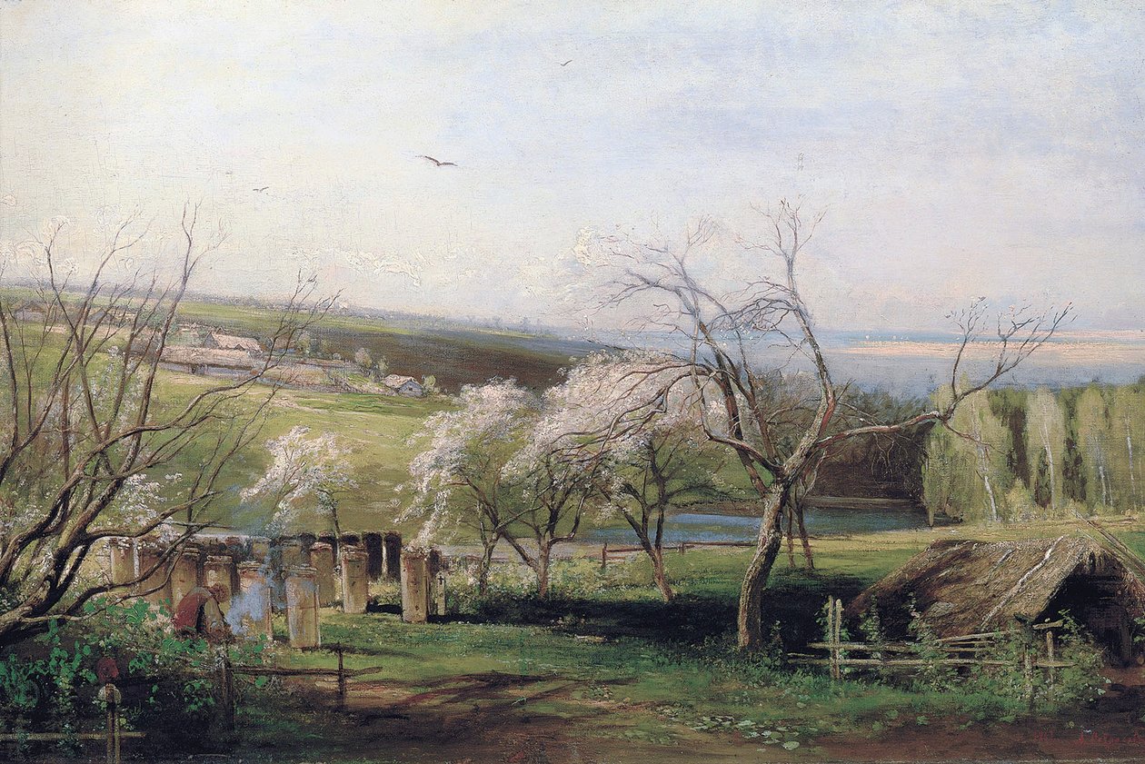 Veduta di campagna da Alexei Kondratyevich Savrasov